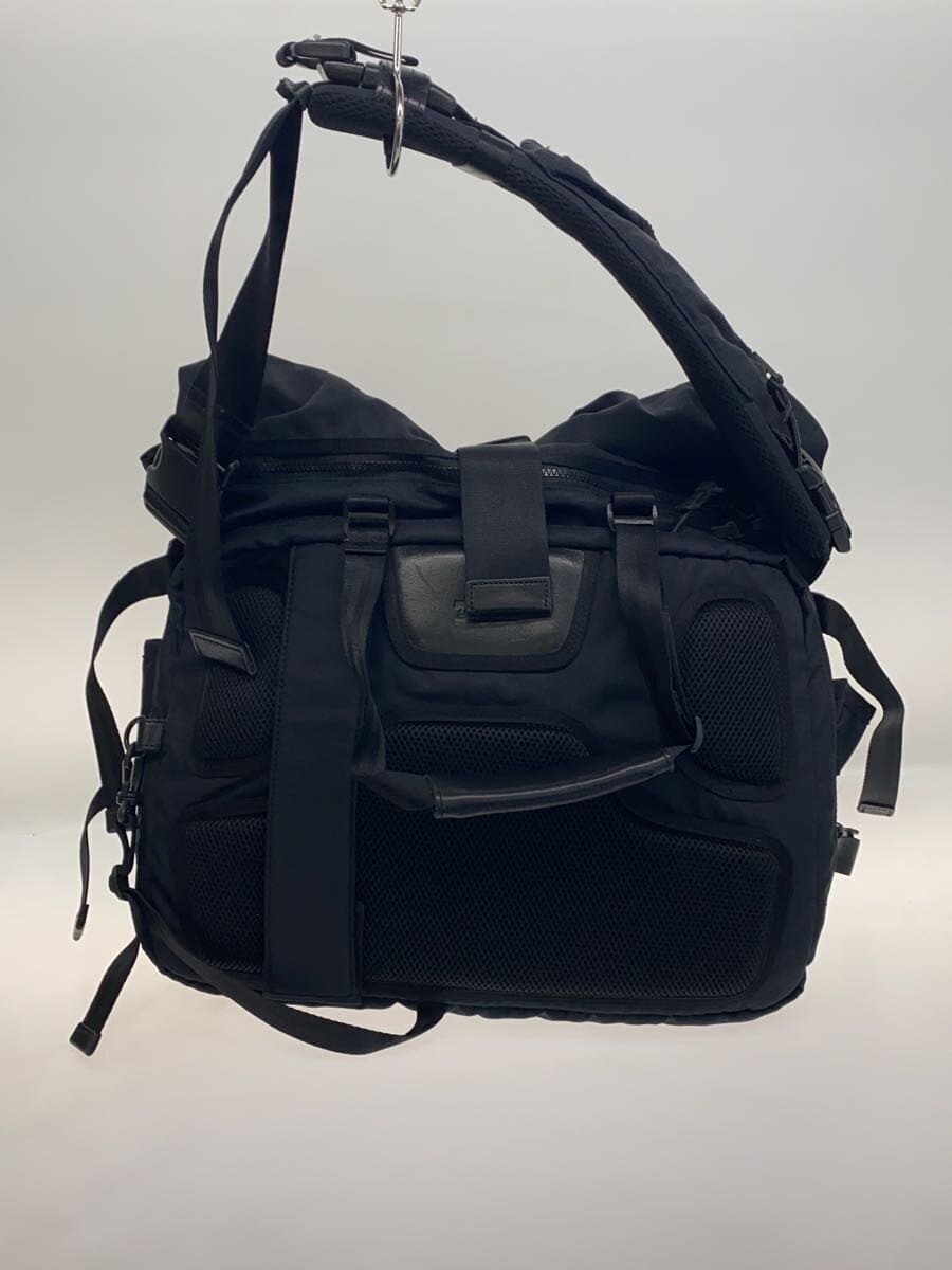 Other Brand ASSOV Shoulder Bag Canvas BLK Solid 3