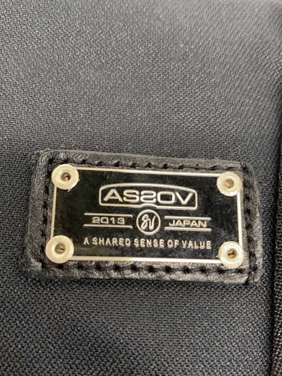 Other Brand ASSOV Shoulder Bag Canvas BLK Solid 5