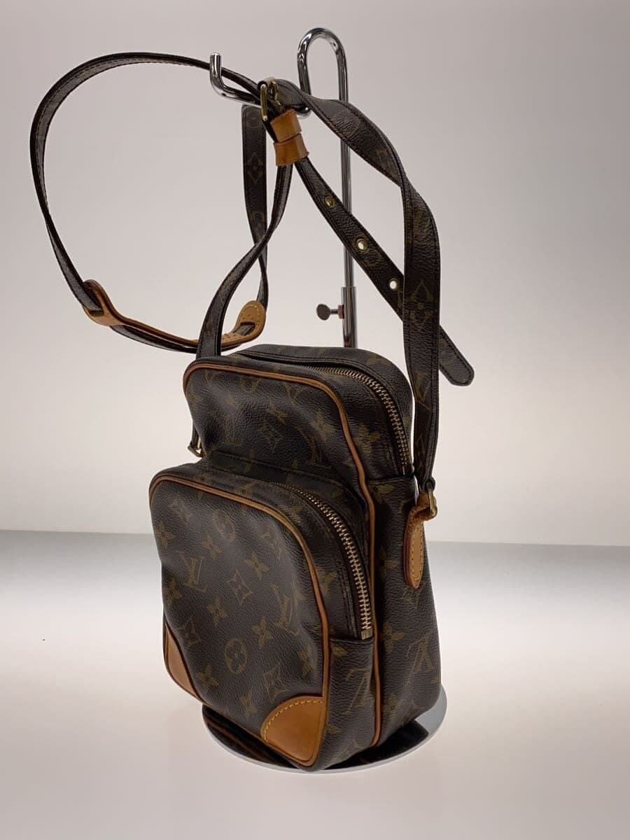 LOUIS VUITTON shoulder bag leather BRW all-over pattern M45236 2