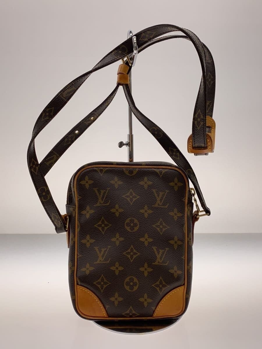 LOUIS VUITTON shoulder bag leather BRW all-over pattern M45236 3