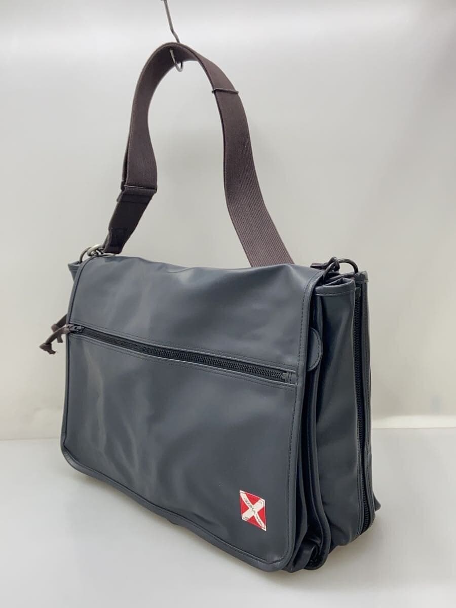 LUGGAGE LABEL Shoulder Bag -- NVY 2