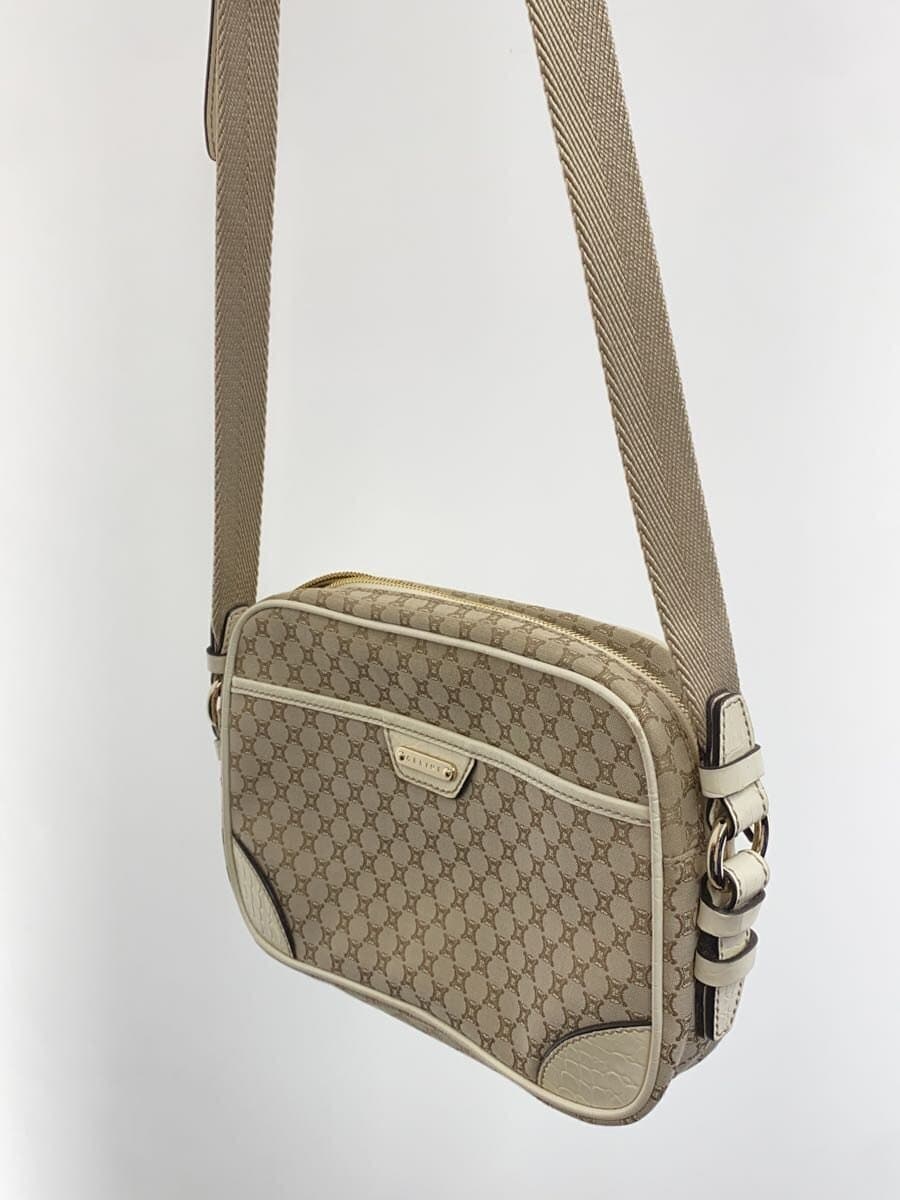 CELINE Macadam Shoulder Bag BEG 2