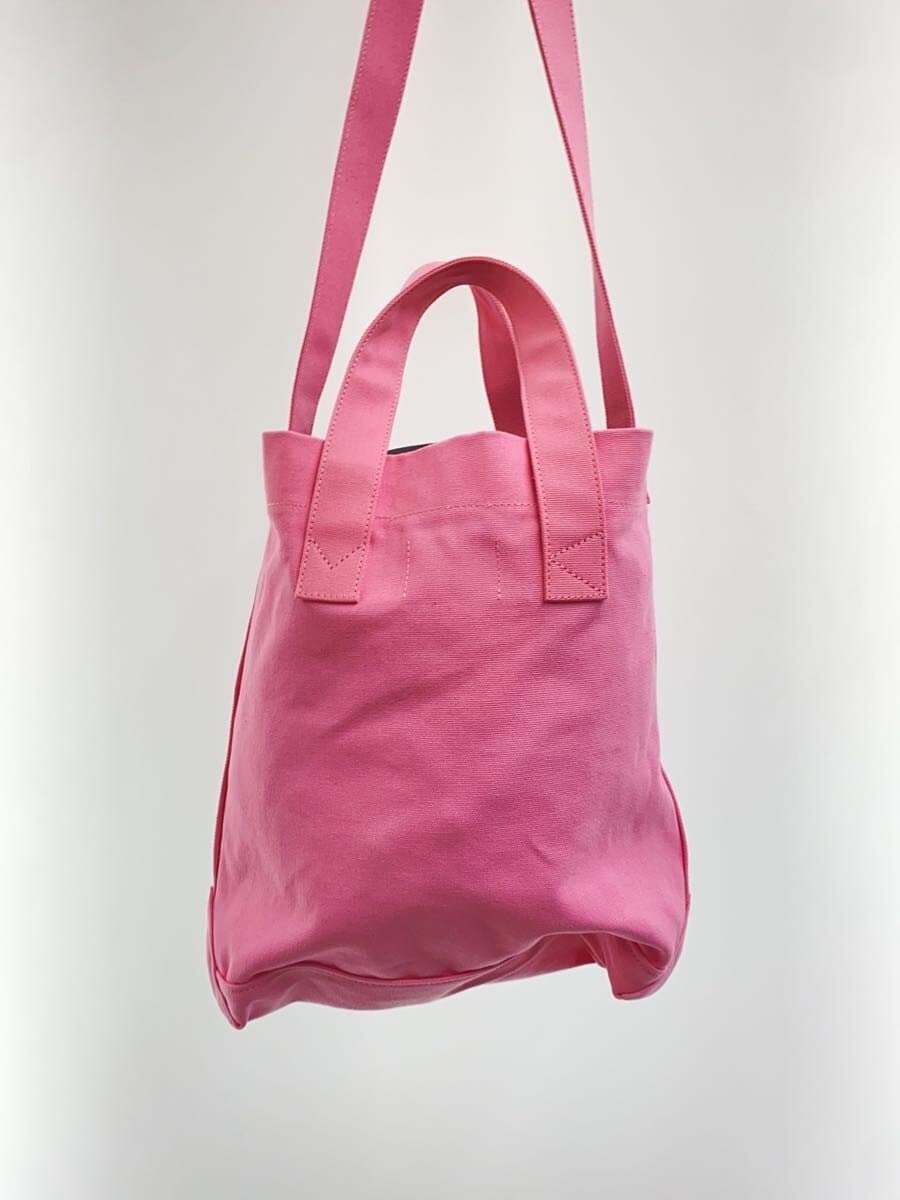 MAISON KITSUNE Shoulder Bag Canvas PNK 3