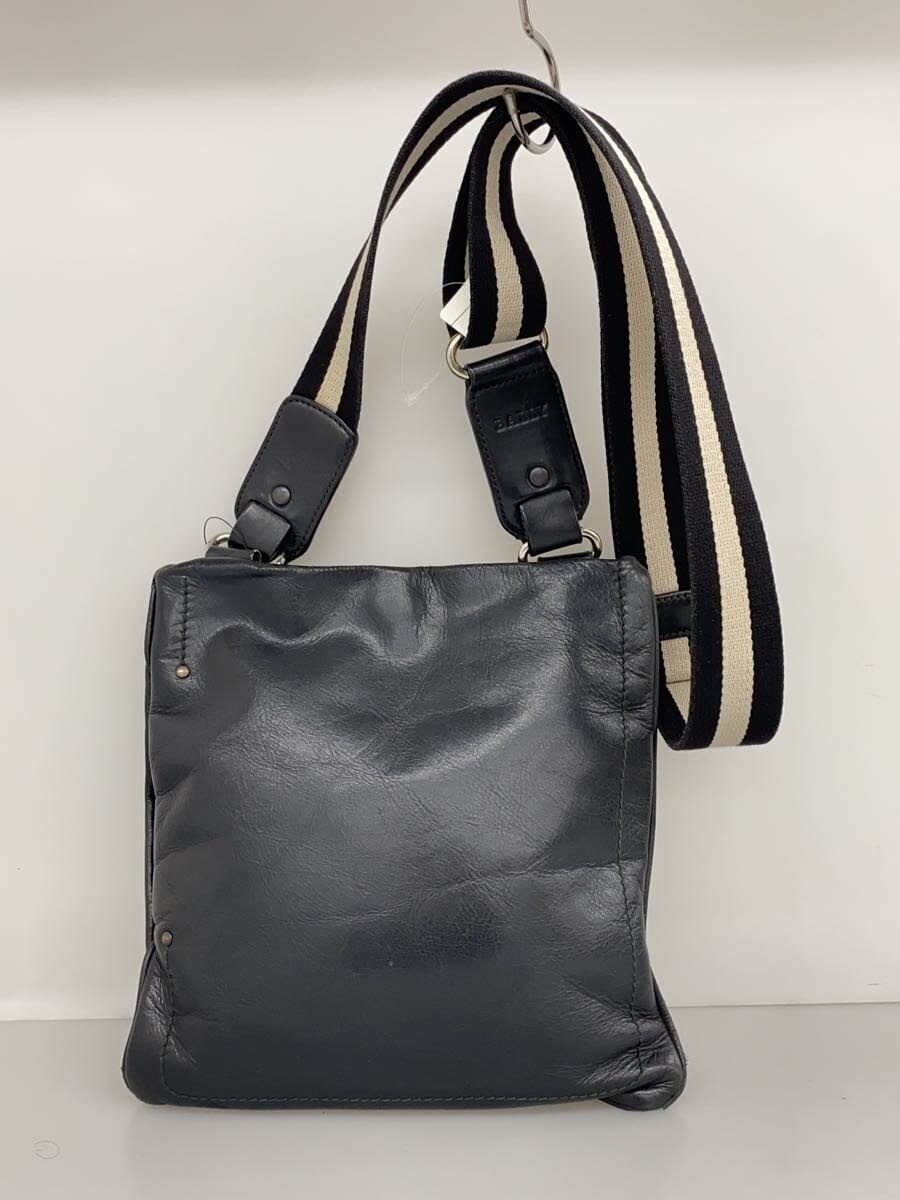 BALLY shoulder bag leather black plain