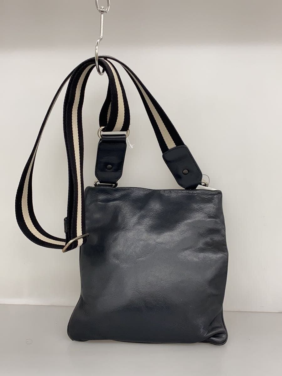 BALLY shoulder bag leather black plain 3