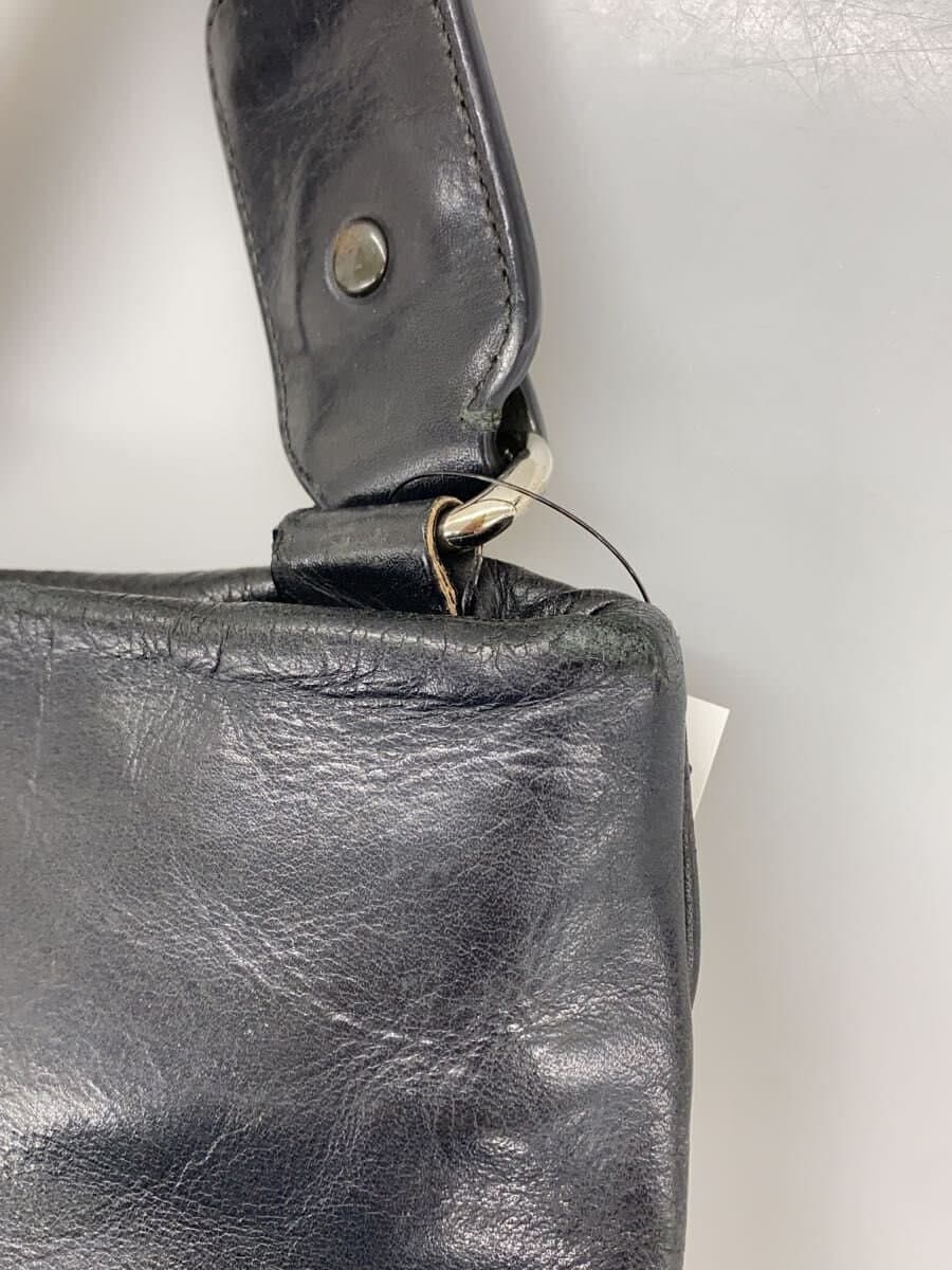 BALLY shoulder bag leather black plain 8