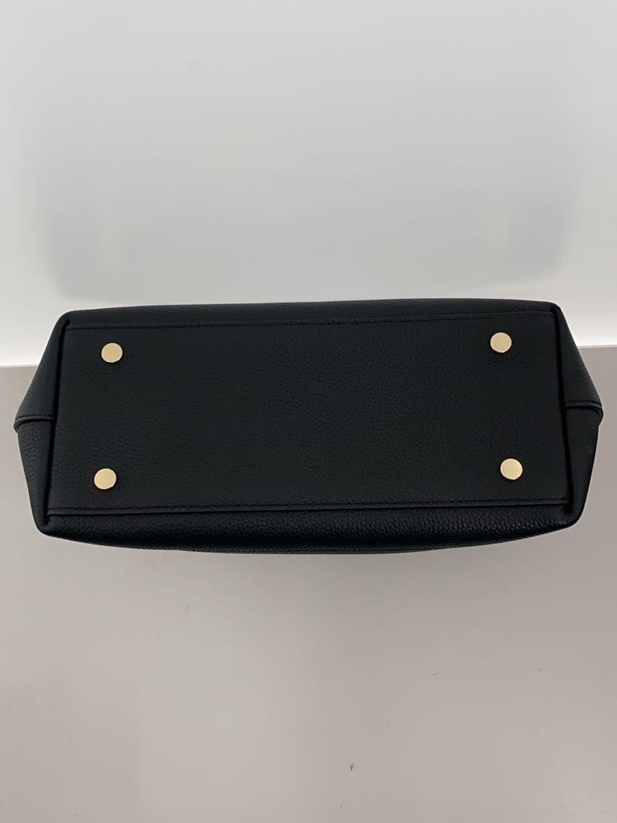 PUNTI.MAGNOLIA-HAND Handbag Leather BLK 4