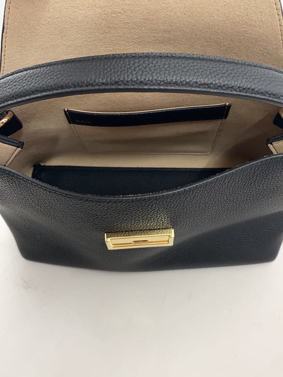 PUNTI.MAGNOLIA-HAND Handbag Leather BLK 6