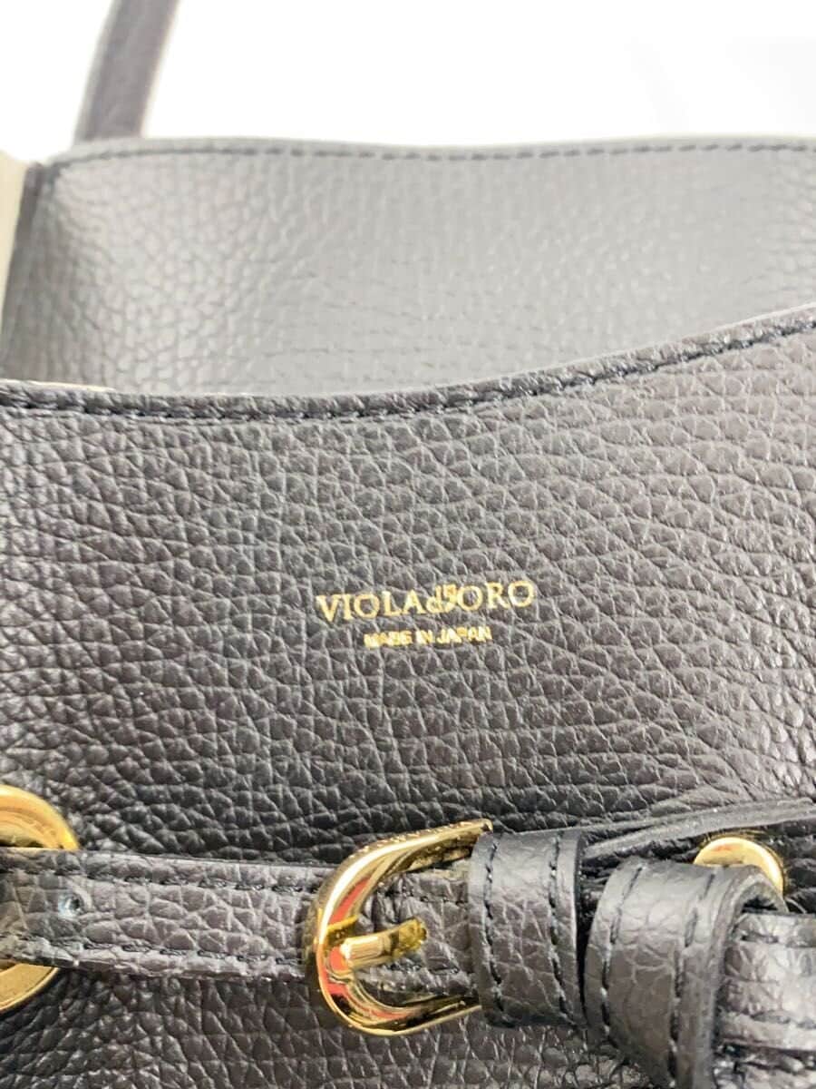 VIOL Ad’OROTRERO Tote Bag Leather BLK 5
