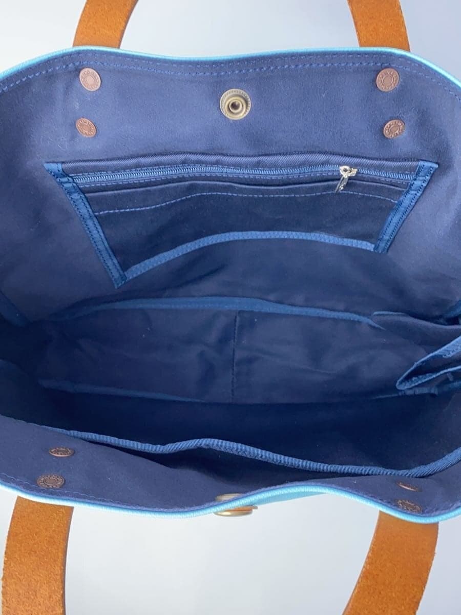 BERMAS tote bag -- BLU plain 6