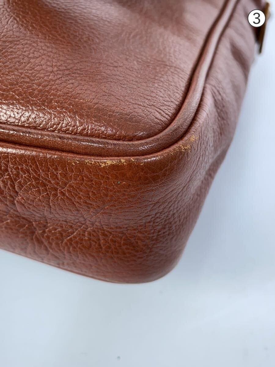 IL BISONTE Handbag Leather BRW Solid 9