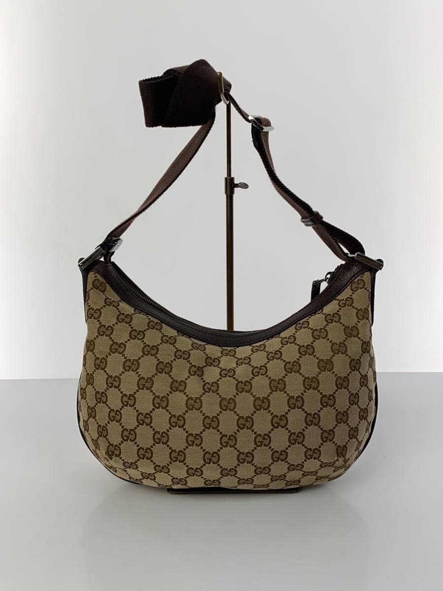 GUCCI Shoulder Bag_GG Canvas PVC BRW 3