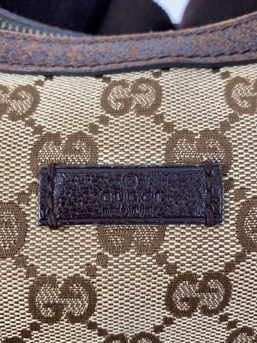 GUCCI Shoulder Bag_GG Canvas PVC BRW 5