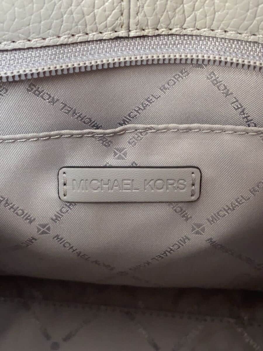 MICHAEL KORS Shoulder Bag Leather GRY Plain 35R4S7ZC5L 5