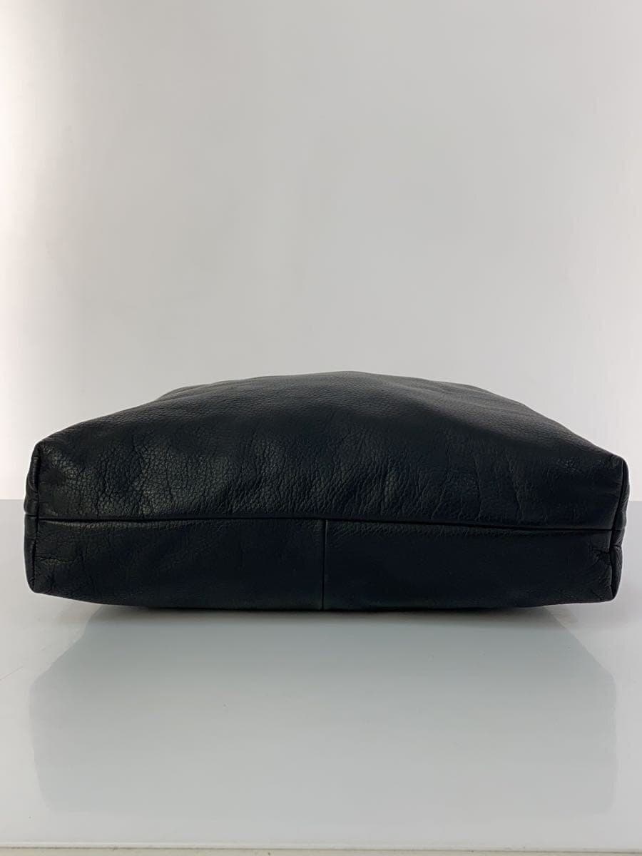 SEEKER tote bag leather BLK 4