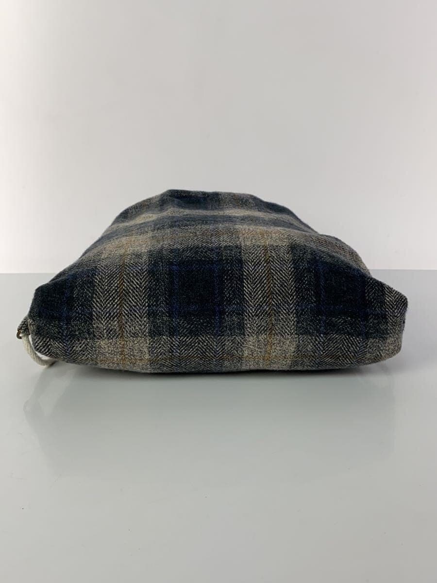 Other brand sooty Bag Cotton GRY Check cotton tweed check nap sack 4