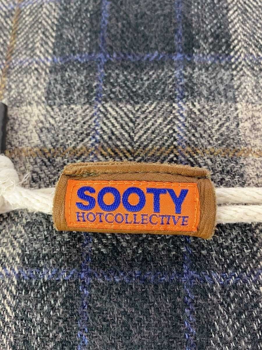 Other brand sooty Bag Cotton GRY Check cotton tweed check nap sack 5