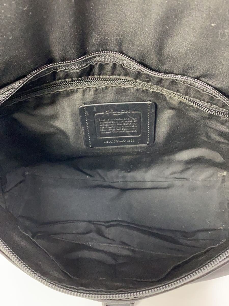 COACH Shoulder Bag Nylon BLK Solid F71968 6