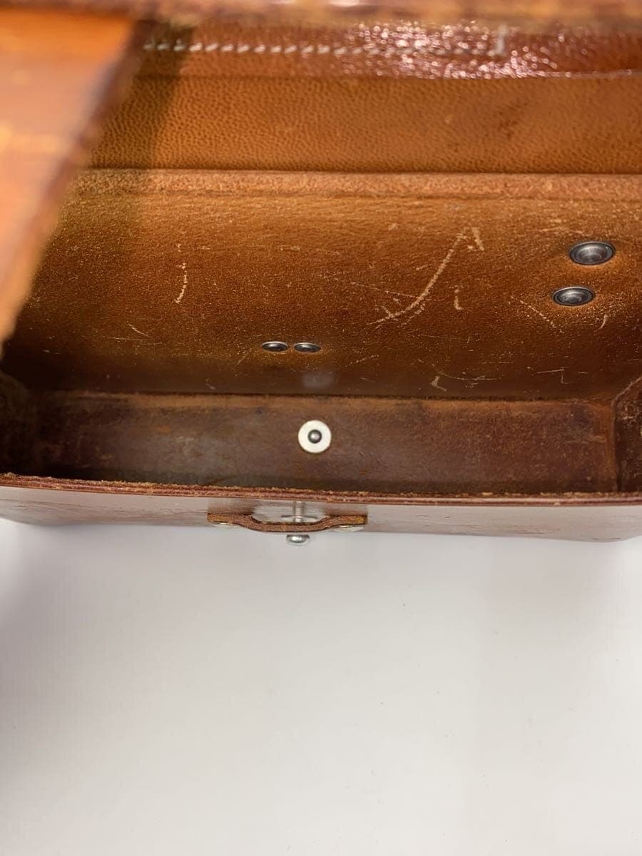 SWEDISH Shoulder Bag Leather BRW Solid Color 5