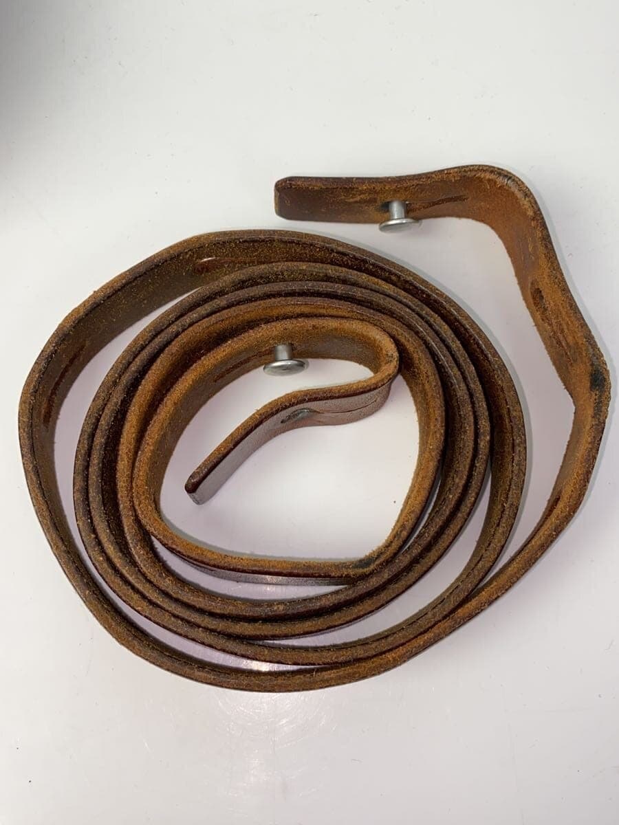 SWEDISH Shoulder Bag Leather BRW Solid Color 6