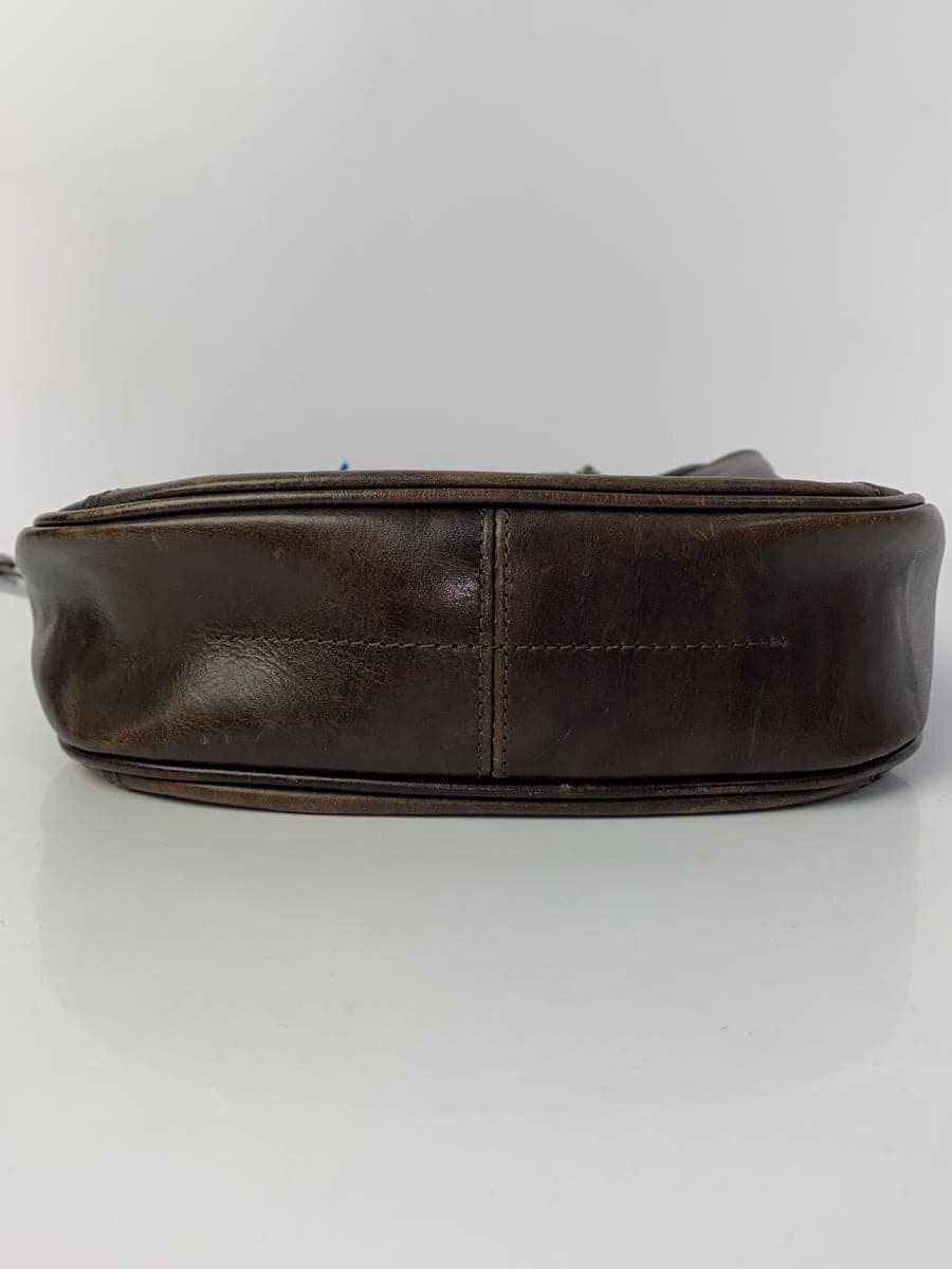 aniary shoulder bag leather BRW plain 4