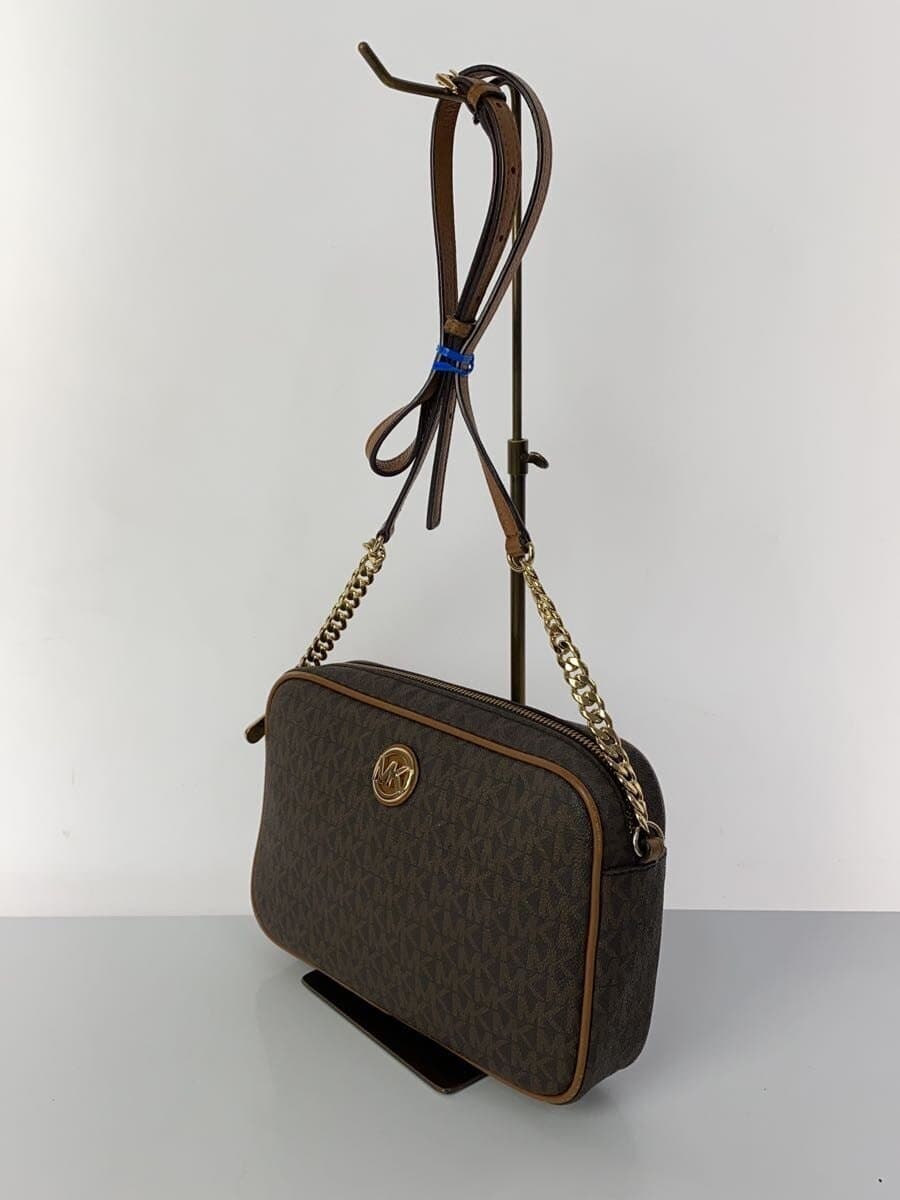 MICHAEL KORS Shoulder Bag Leather BRW All-over Pattern 35H8GFTC7B 2