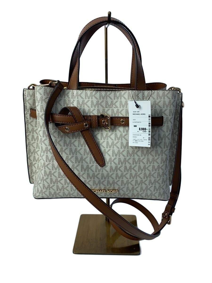 MICHAEL KORS Shoulder Bag Leather Multicolor Allover Pattern OA-2302