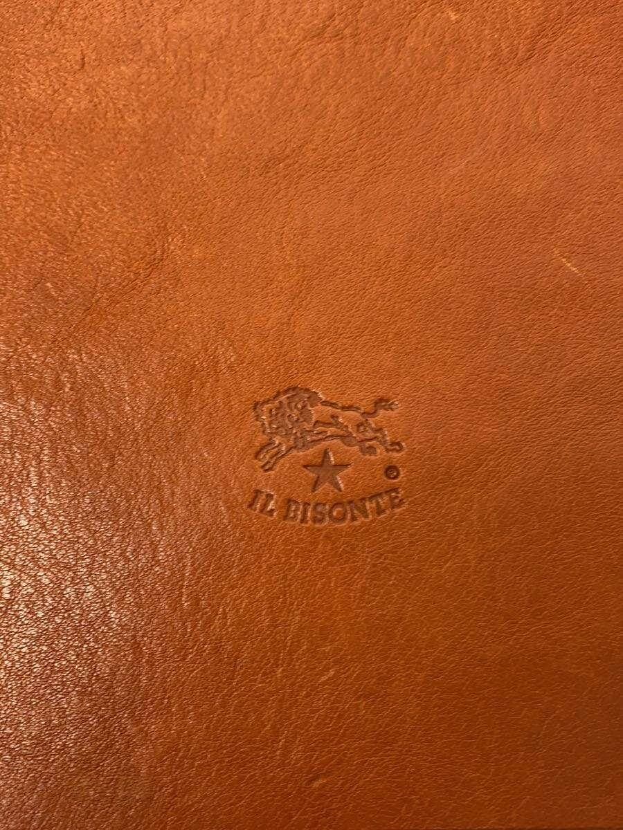 IL BISONTE shoulder bag leather BRW plain 5