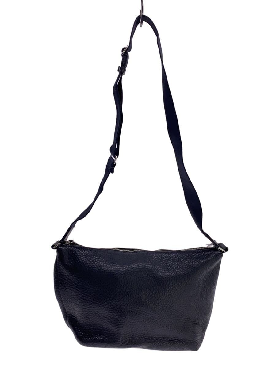 TRION Shoulder Bag Leather BLK