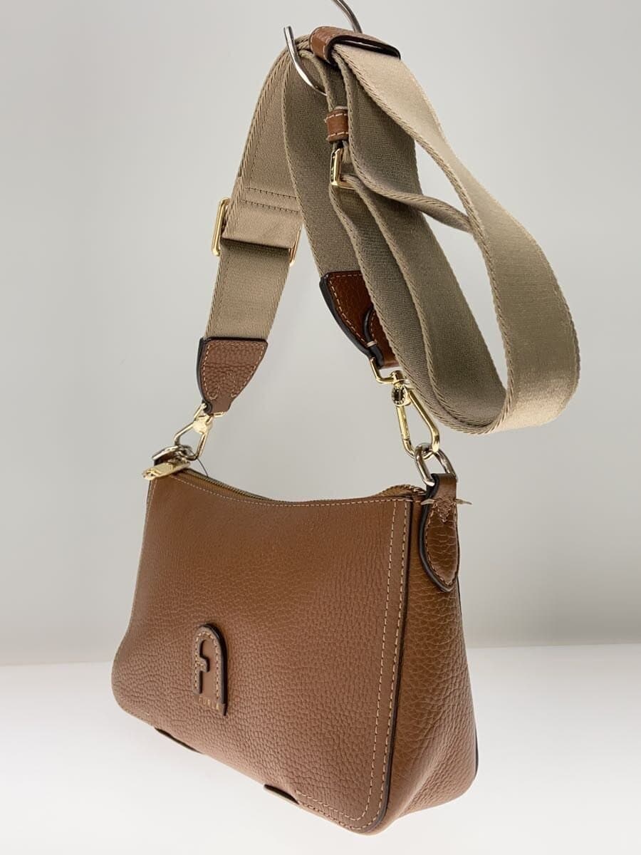 FURLA Shoulder Bag Leather BRW Solid wb00397 2