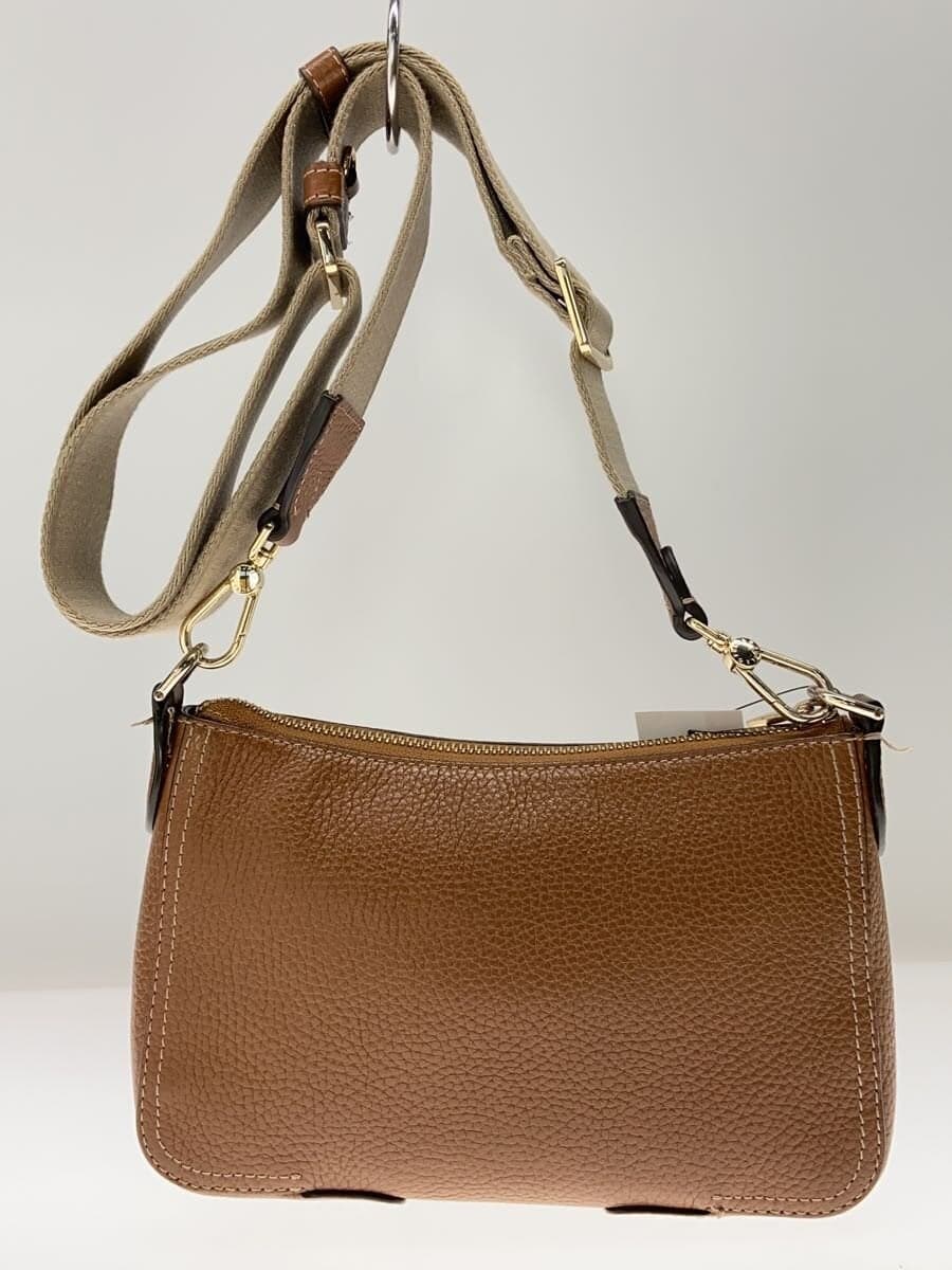 FURLA Shoulder Bag Leather BRW Solid wb00397 3