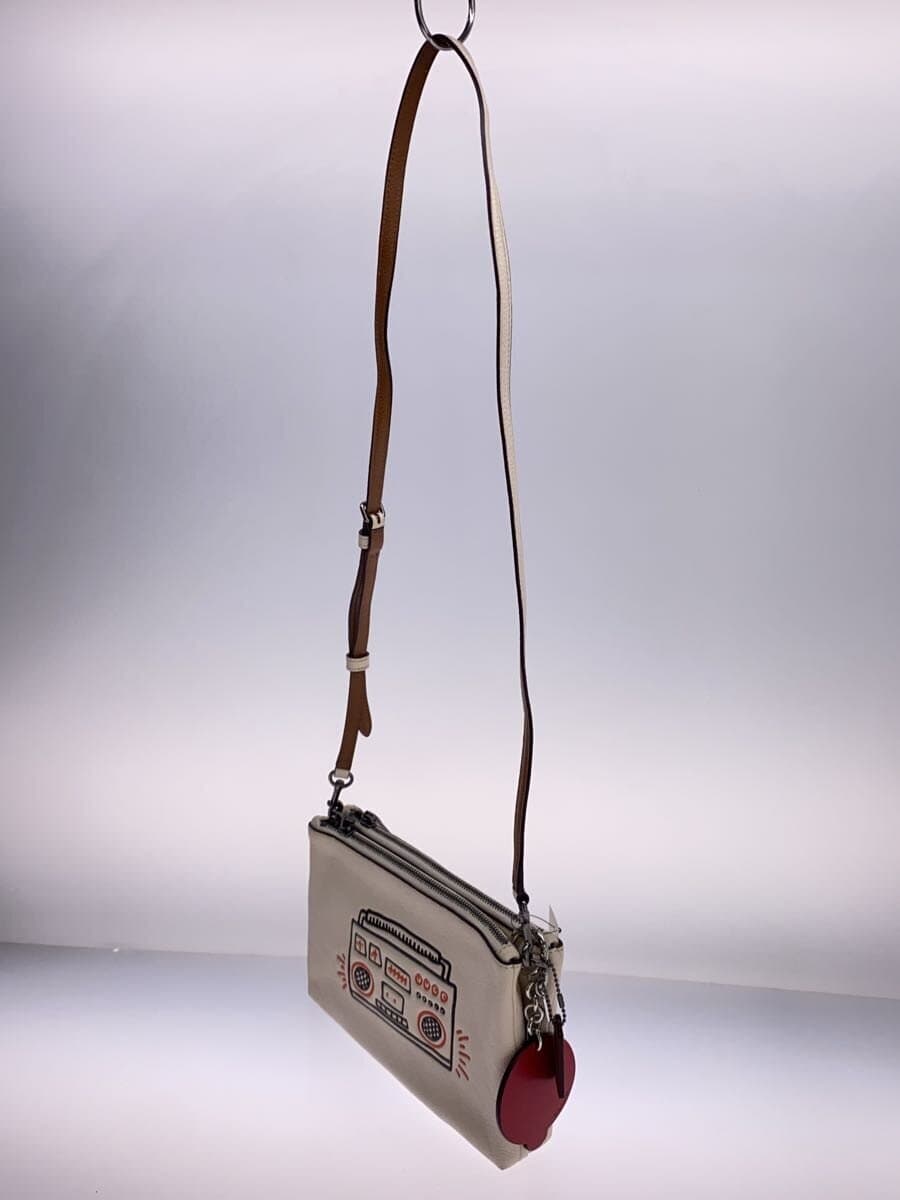 COACH x Keith Haring Bag Leather WHT Solid 2