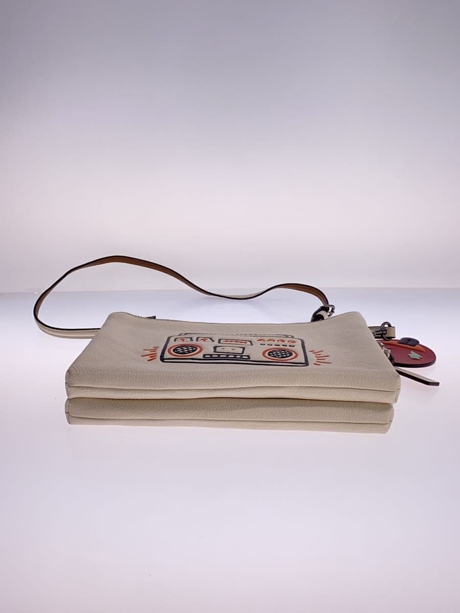 COACH x Keith Haring Bag Leather WHT Solid 4