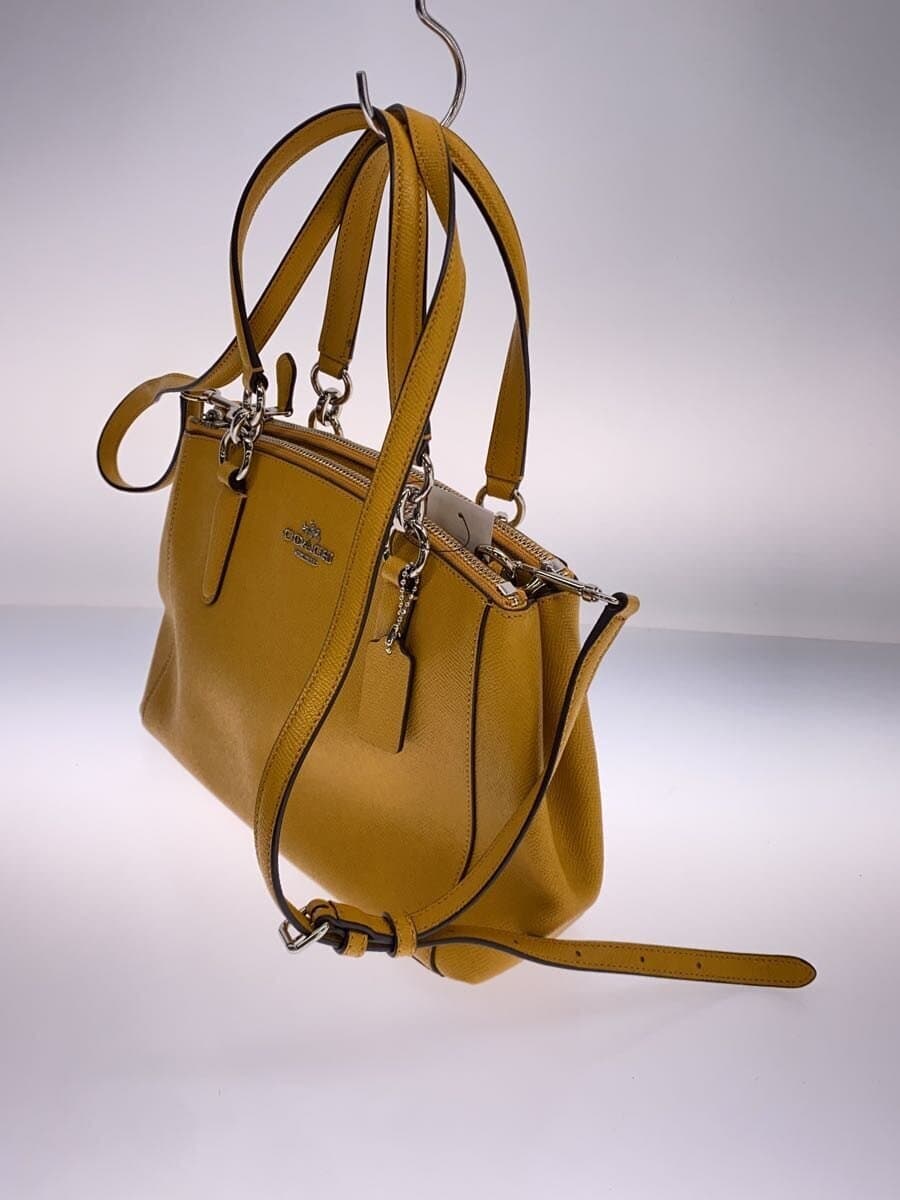 COACH Shoulder Bag Leather YLW Solid K1657-F57523 2