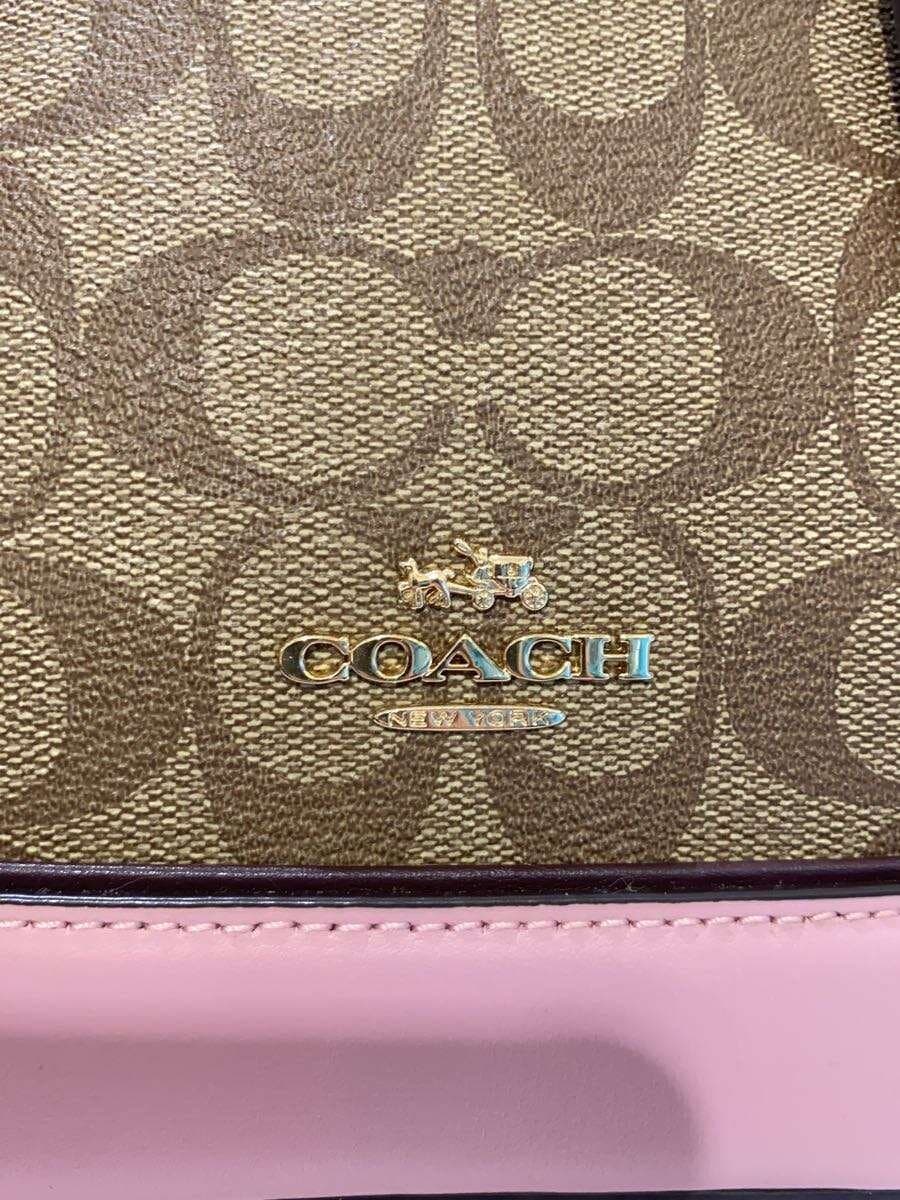 COACH Handbag PVC CRM All Over Pattern F57493 5