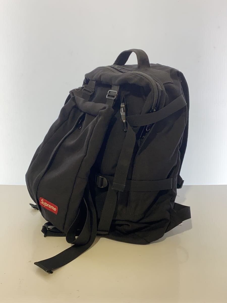 Supreme backpack -- BLK plain 2