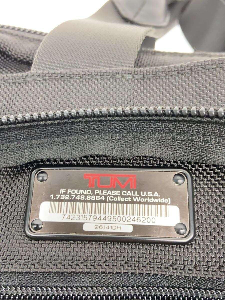 TUMI shoulder bag -- BLK plain 5