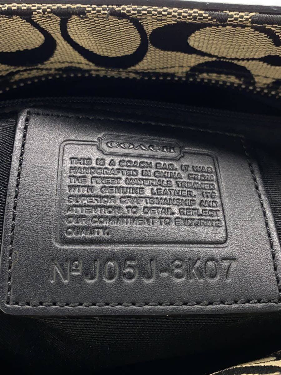 COACH Bag BLK All Over Pattern J05J-8K07 6