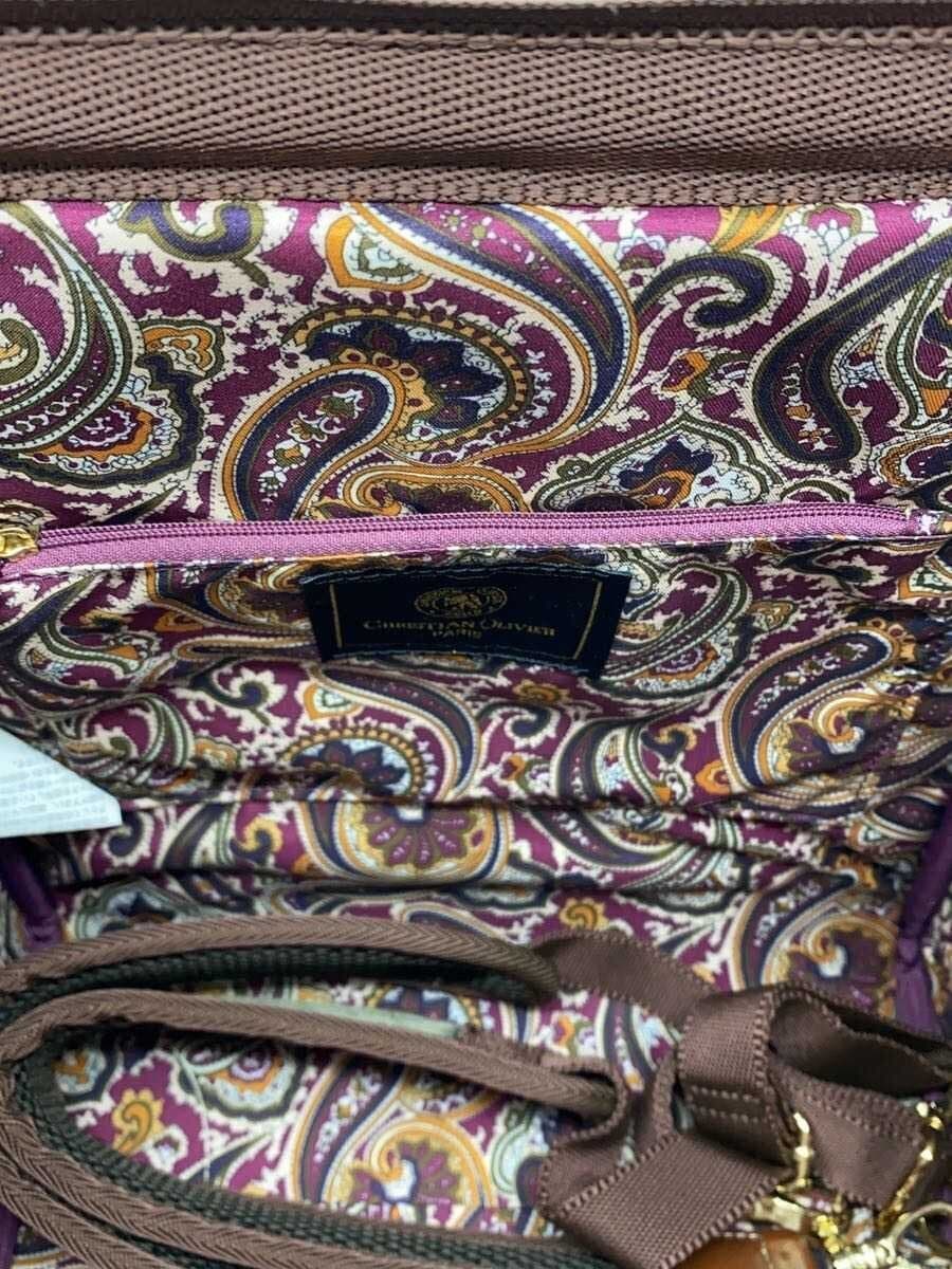 CHRISTIAN OLIVIER Shoulder Bag GRN All Over Pattern 3-Way Backpack 6