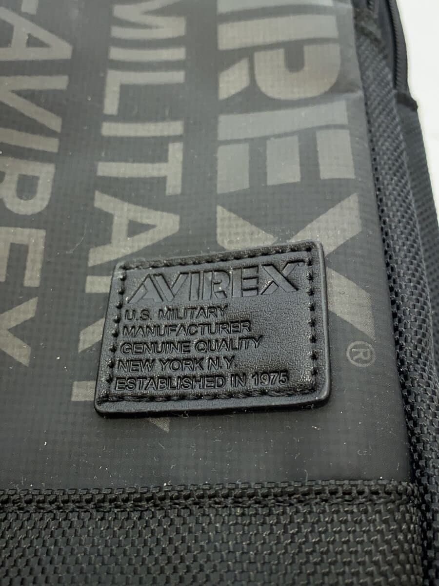 AVIREX Bag Polyester BLK Print 5