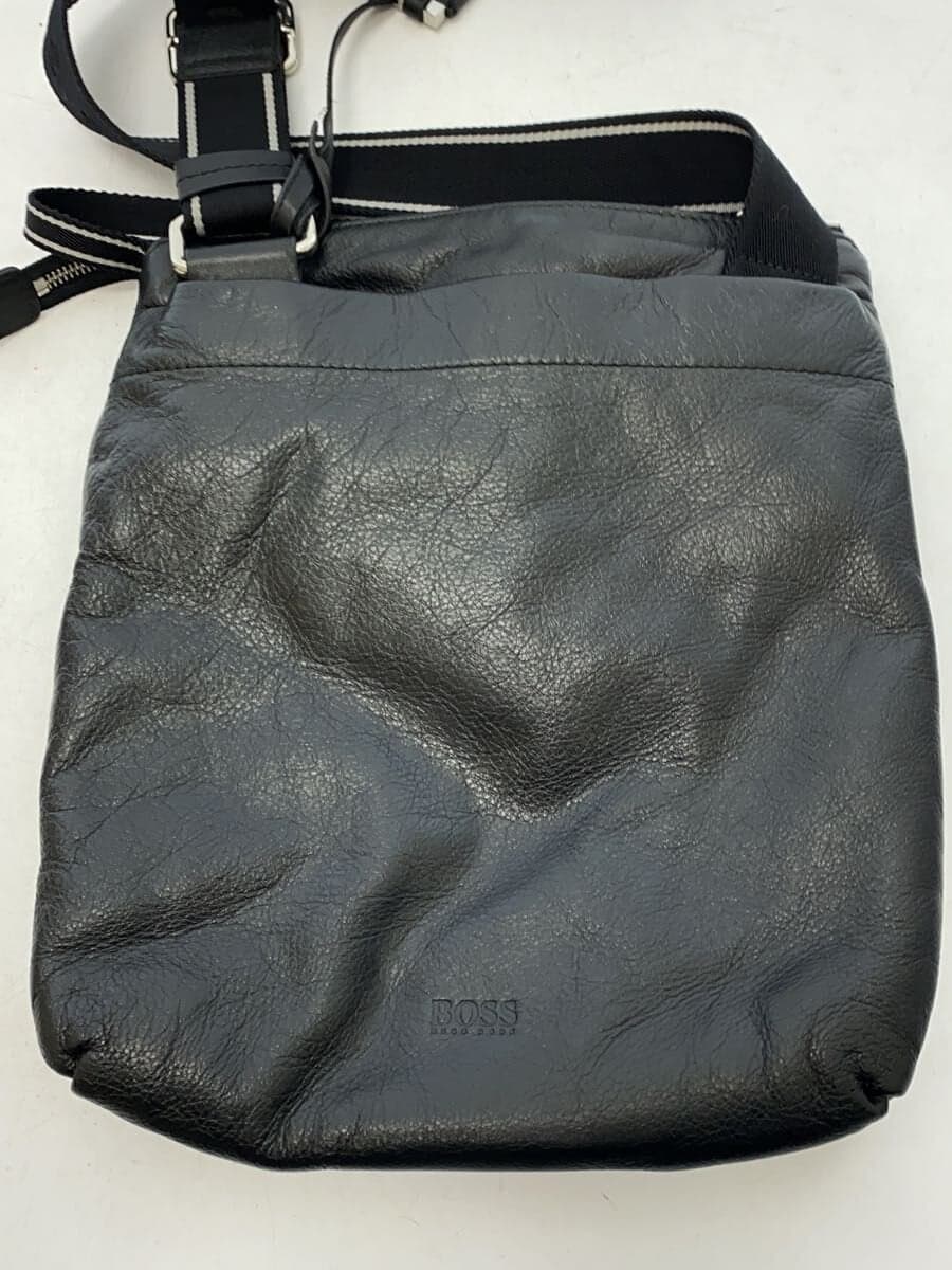 BOSS Shoulder Bag Leather BLK 2