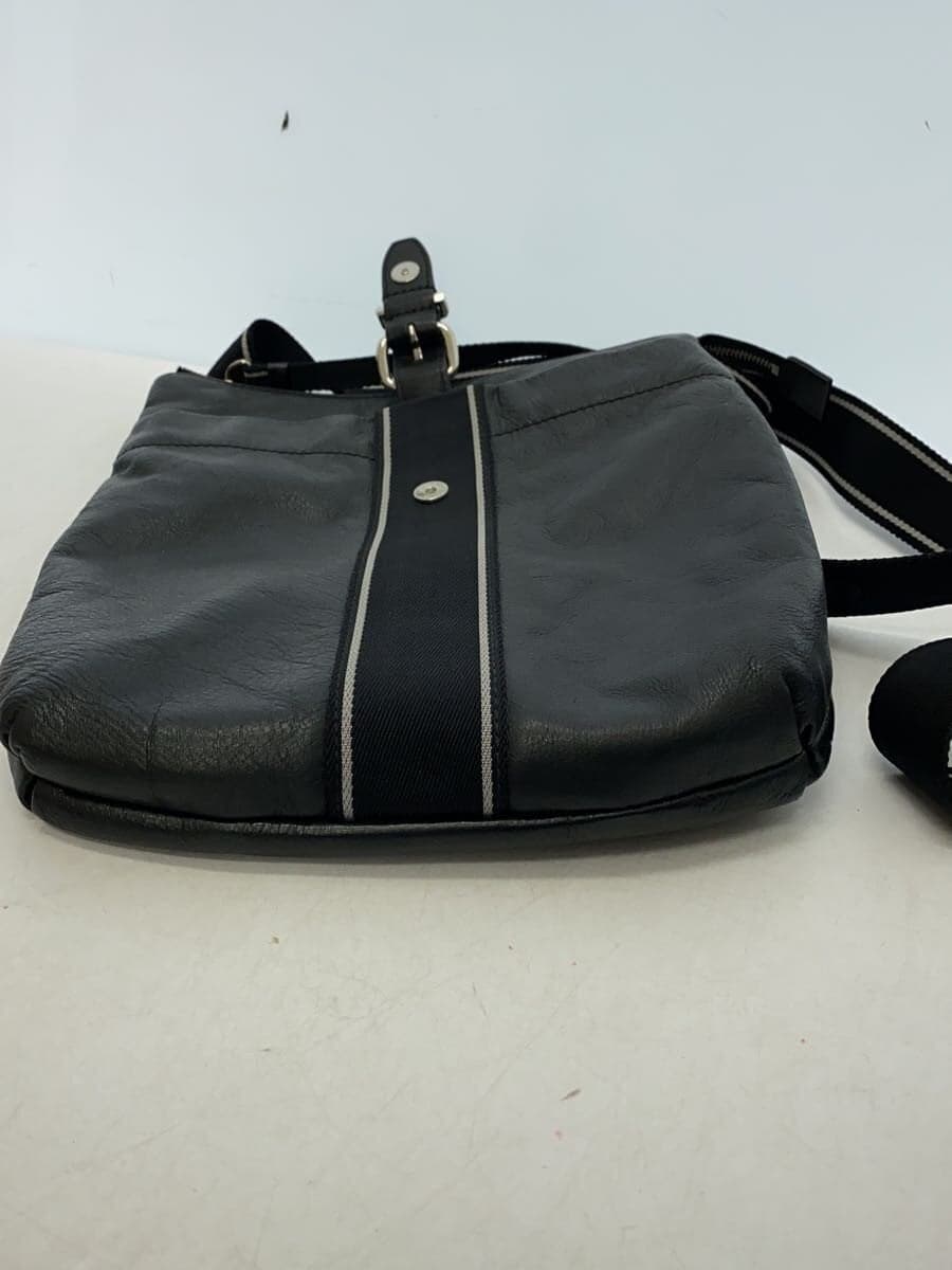 BOSS Shoulder Bag Leather BLK 4