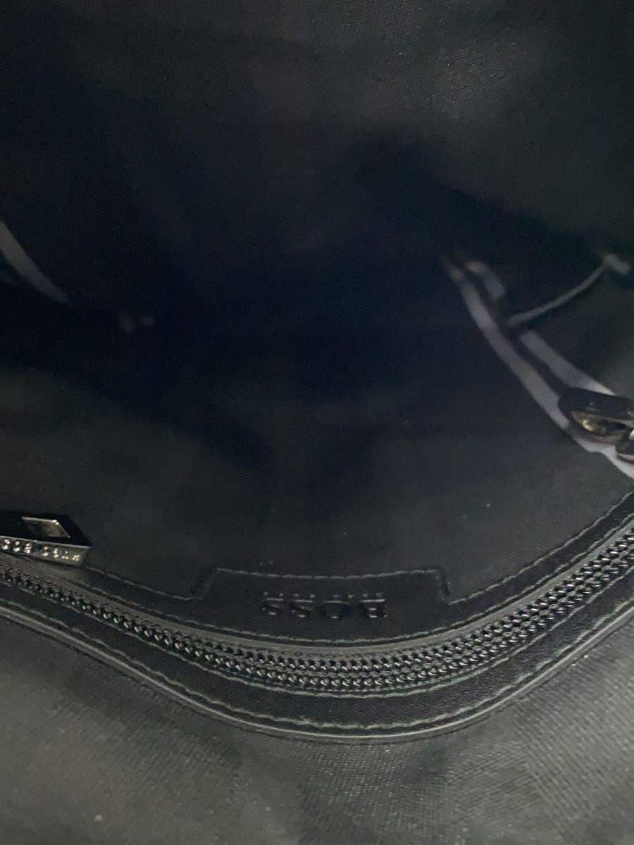 BOSS Shoulder Bag Leather BLK 6