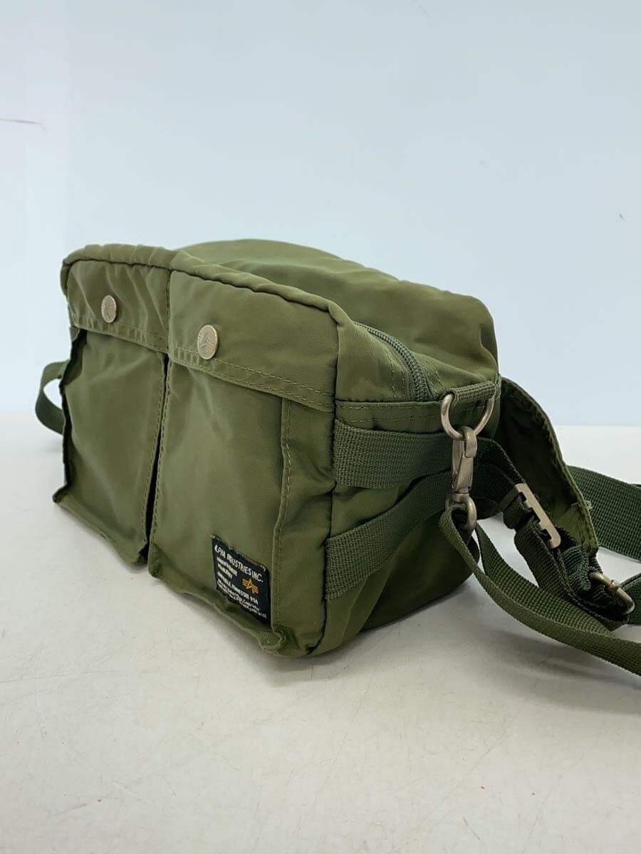ALPHA INDUSTRIES Shoulder Bag Nylon KHK Solid 2