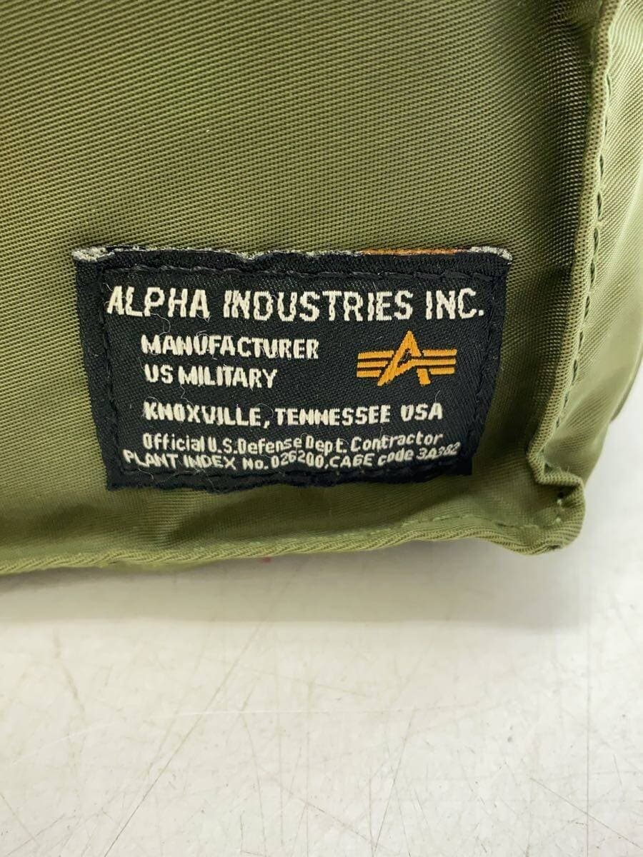 ALPHA INDUSTRIES Shoulder Bag Nylon KHK Solid 5