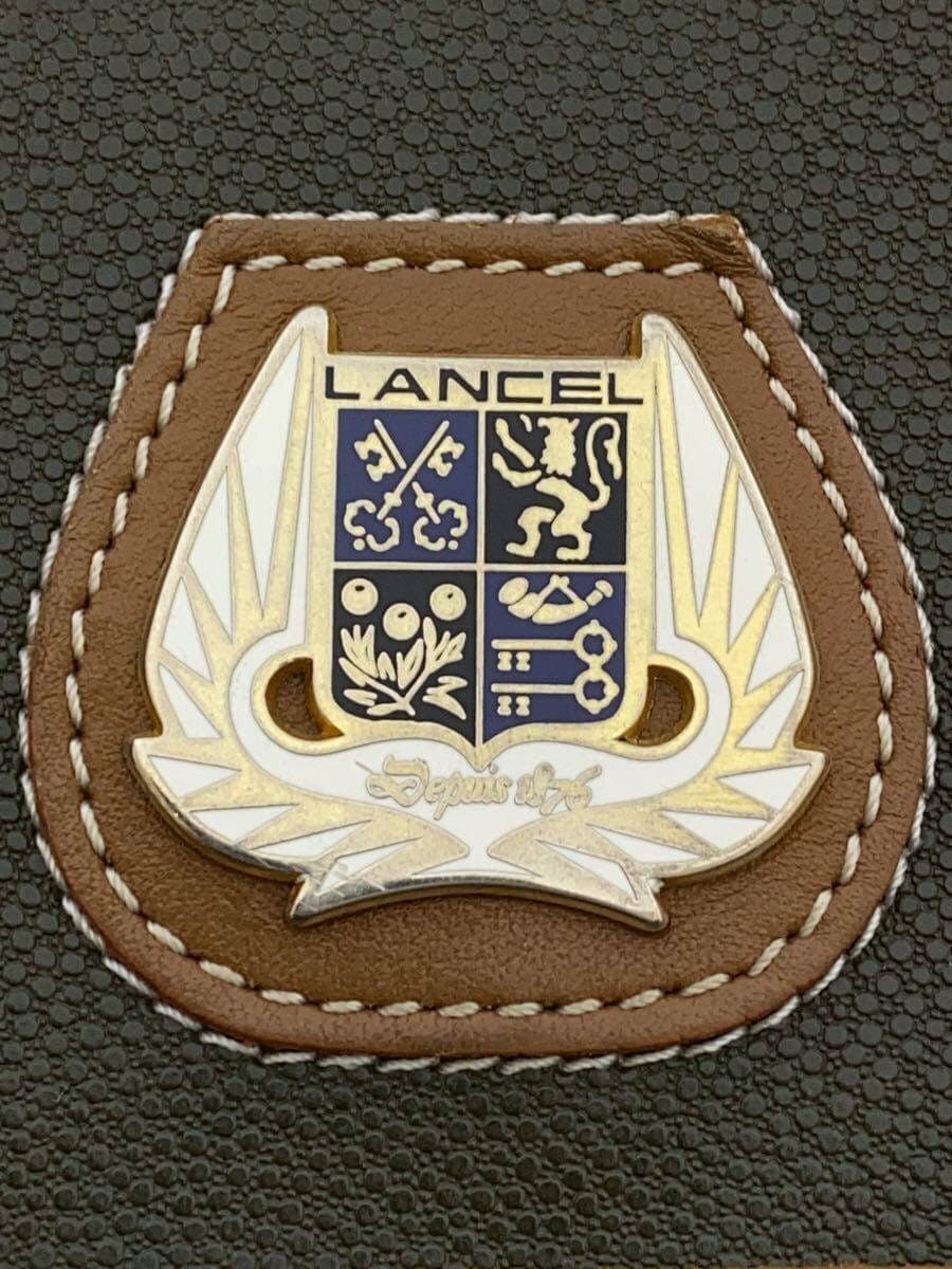 LANCEL Shoulder Bag Leather GRN 5