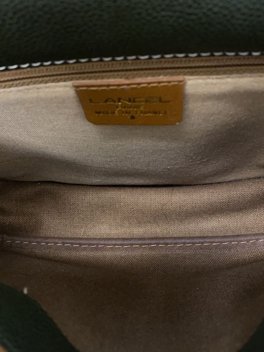 LANCEL Shoulder Bag Leather GRN 6