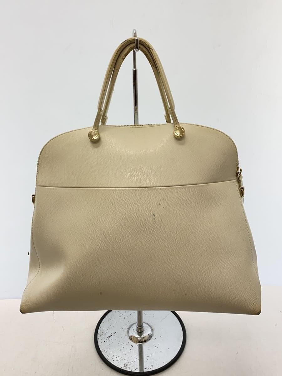 FURLA Tote Bag Leather WHT 3