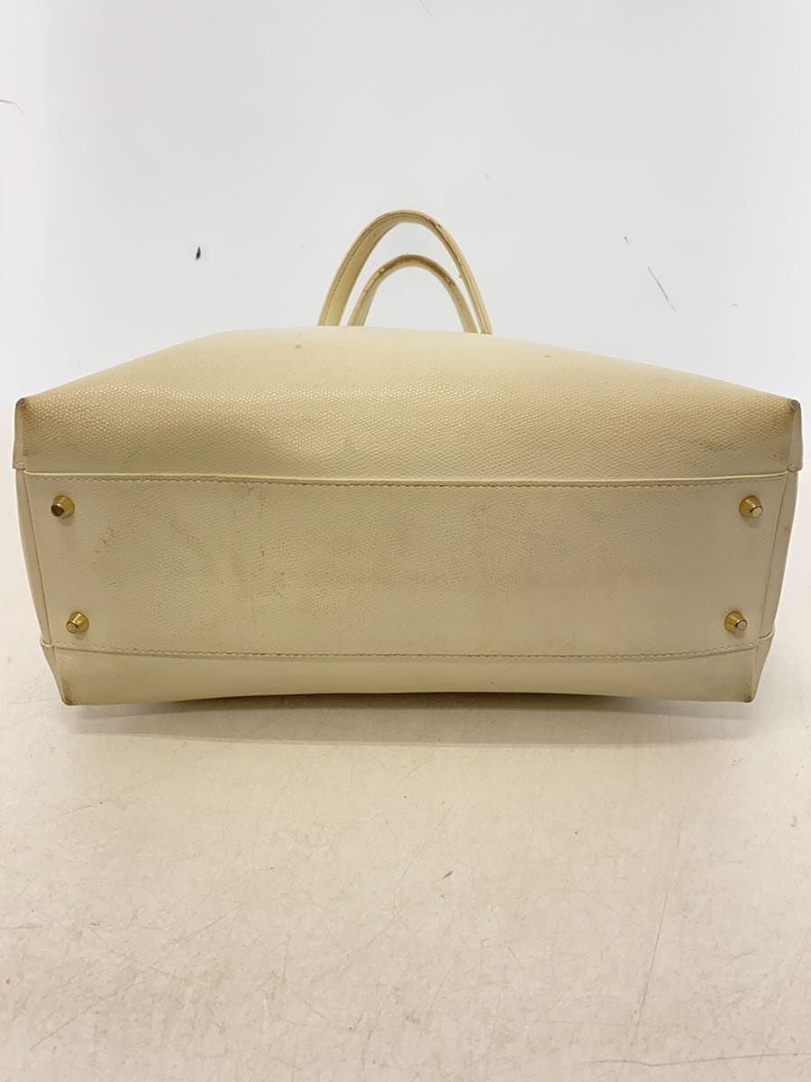 FURLA Tote Bag Leather WHT 4