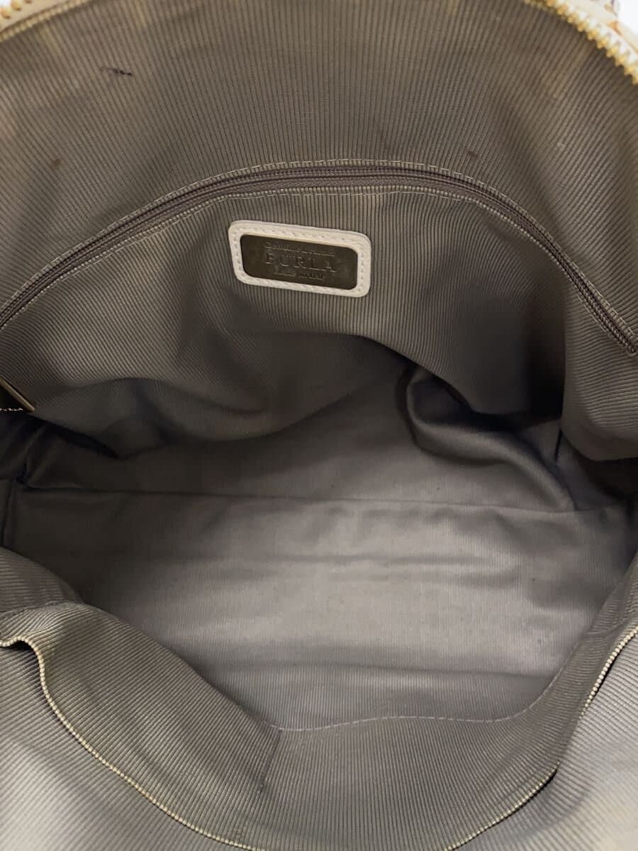 FURLA Tote Bag Leather WHT 6